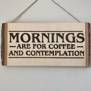 Stranger Things - Hopper Quote - Coffee & Contemplation - Home Decor